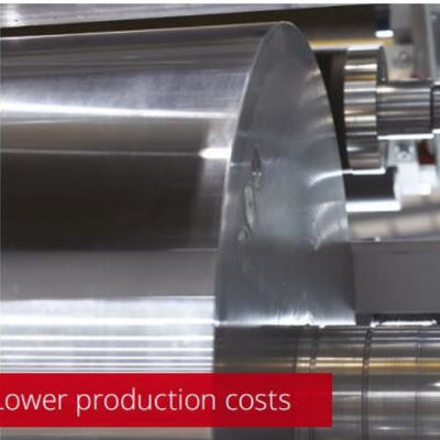 Vacuum Metallizer Cooling Roller ISO Aluminum Ceramic Coating Drum Roller