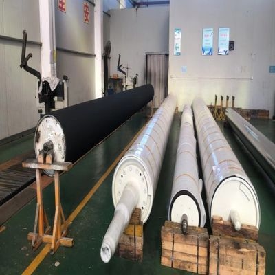 Buy 13000mm BOPET Film Corona Roller Synthetic Rubber Coated Rollers online manufacture
